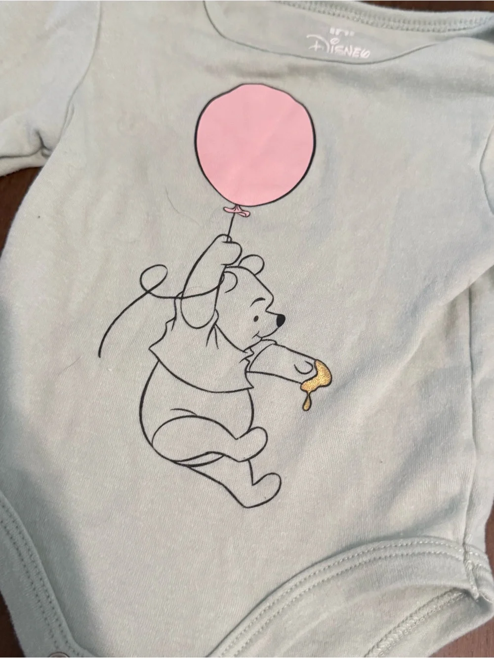 Baby girl Winnie the Pooh onesie and pants set